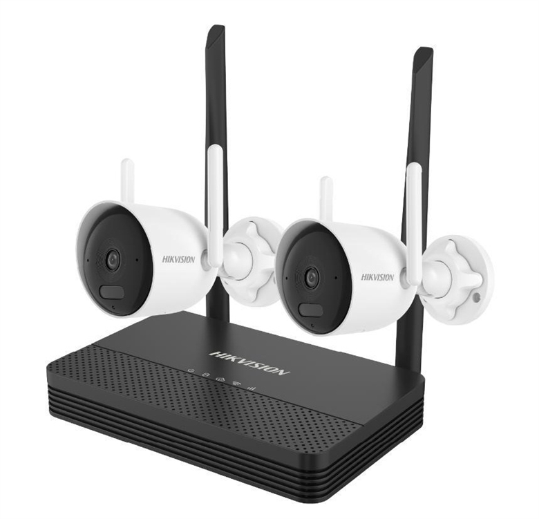 4MP Wireless NVS Video Surveillance 2-Camera Kit-Front View