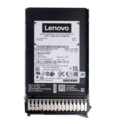 4XB7A90874 SSD ThinkSystem 2.5" 960GB SATA-Vista Frontal