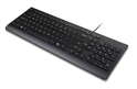 4Y41R64657 - Negro - Teclado Esencial con Cable - Vista Diagonal