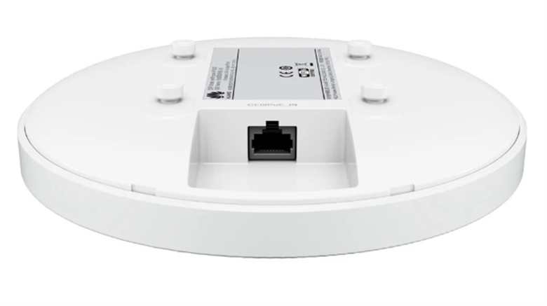 50087148 Blanco-Punto de Acceso para Interiores Wi-Fi 6-Vista Posterior Angulada