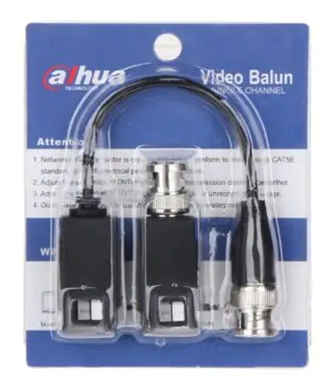 52047486 Video Balun Pasivo 4K de 1 Canal DH-PFM800B-4K - Vista Caja