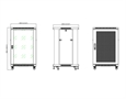 52047486 18U Server Rack Cabinet DH-PFC200D-18U6D-Features