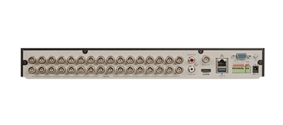 52047486 32-Channel 2-Bay 4K Lite Hybrid Digital Video Recorder XVR-Back View