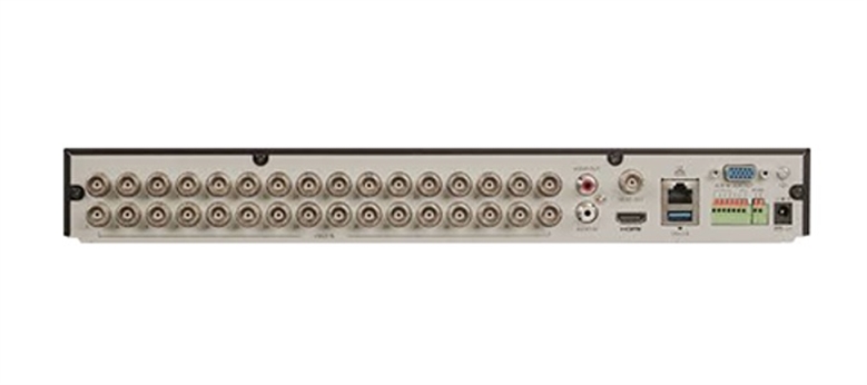 52047486 32-Channel 2-Bay 4K Lite Hybrid Digital Video Recorder XVR-Back View