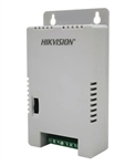 Hikvision Switching Mode  - Fuente de Alimentación para CCTV, 4 Canales, 48W, Compensación de Varios Niveles, Gris