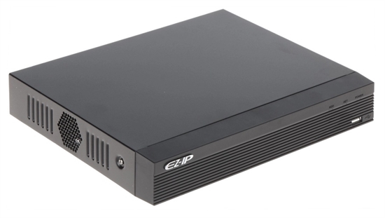 52047486 4 Channel NVR Network Video Recorder with 4 PoE Ports-Lateral View
