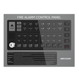 Hikvision Fire Alarm Series  - Panel de Control de Alarma Contra Incendios Convencional de 8 Zonas, Gris