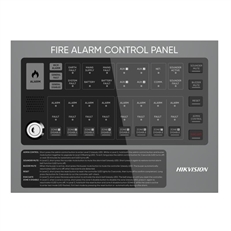 Hikvision Fire Alarm Series  - Panel de Control de Alarma Contra Incendios Convencional de 8 Zonas, Gris