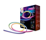 Nexxt Solutions AI Series  - Cinta de Luz de Neón LED Inteligente, Impulsada por IA, Tecnología RGBIC Multi-Color, Wi-Fi y Bluetooth, Sincronización de Música, Control de Voz con Alexa y Google Assistant, 5m