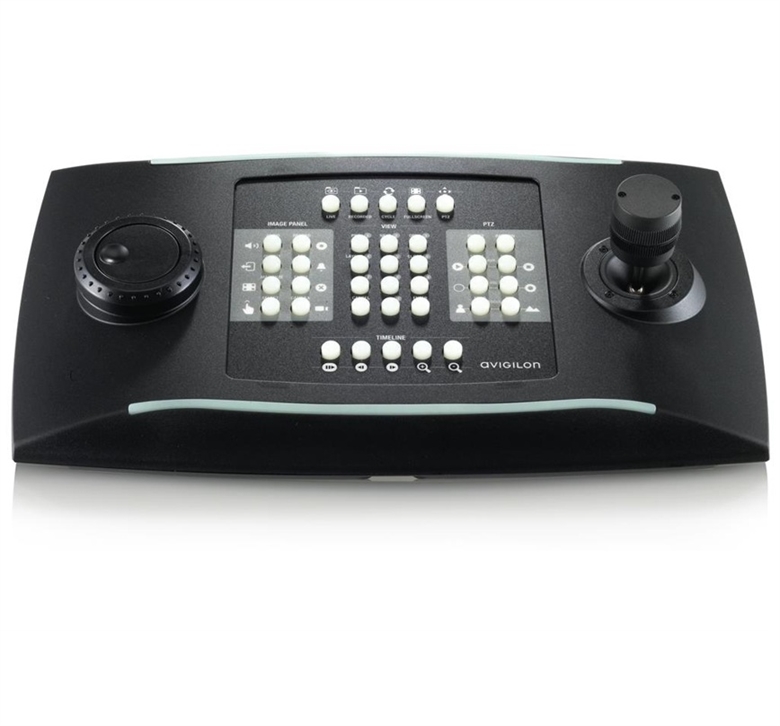 52047486 Teclado Profesional con Joystick USB Avigilon-Vista Frontal