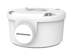 Uniview Easy Series  - Circular Junction Box for Bullet Security Cameras, Heavy-Duty Aluminum Alloy, IP66 Weatherproof, Back Cable Entry, Wall and Ceiling Mount