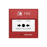 Hikvision HF-CMP1  - Conventional Manual Call Point, 2-Wire System, 24VDC Power, Resettable Operating Panel, Red