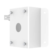Uniview  - Heavy-Duty Corner Mounting Bracket for PTZ Dome Cameras, High-Strength Steel, Weatherproof for Indoor and Outdoor, Wall Corner Installation, White
