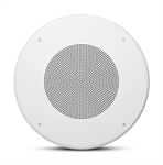 JBL CSS8018  - Altavoz Comercial de Techo, Transformador de 10W (70V/100V/25V), Driver de 8", Blanco