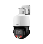 Dahua WizSense Series 3  - Cámara de Seguridad de Red Domo PTZ para Interiores y Exteriores con Disuasión Activa, 4MP, Luz Dual Inteligente 70m, Micrófono y Altavoz Integrados, Luz Estroboscópica Roja y Azul, IP66