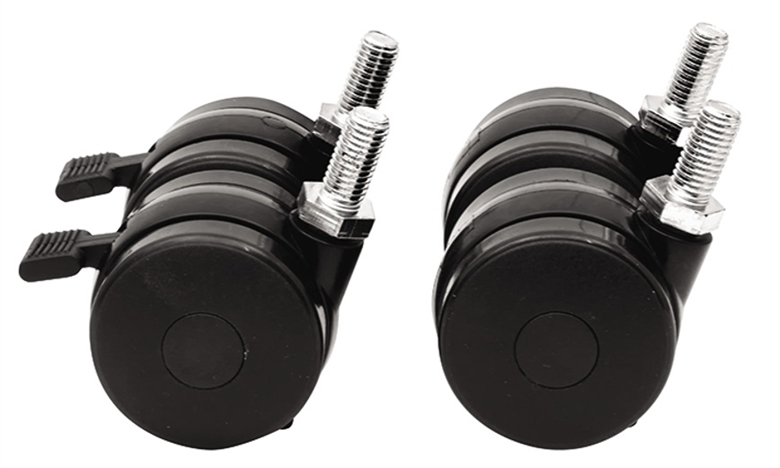 52047486 Heavy Duty Castor Wheel Set for Server Rack-Front View