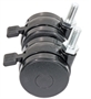 52047486 Heavy Duty Castor Wheel Set for Server Rack-Lateral View