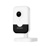 Hikvision  - 2MP Indoor Cube Network Security Camera with Two-Way Audio & Wi-Fi, Powered by AcuSense, 10m IR Light, Up to 512GB MicroSD, WDR, White