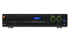 JBL Commercial VMA 2120  - Sistema de Mezclador Amplificador Comercial con 8 Entradas, 2 Canales, 120W RMS, 70V/100V, Bluetooth, Negro