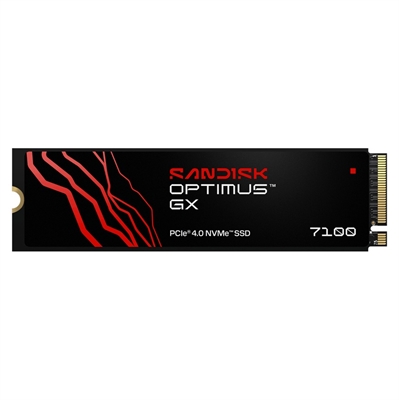 52047486 SanDisk Optimus GX 7100 1TB Internal NVMe M2 SSD-Front View