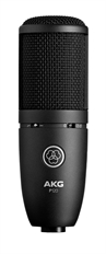 AKG Perception P120  - Micrófono Alámbrico, Cardioide, Condensador, XLR, Negro