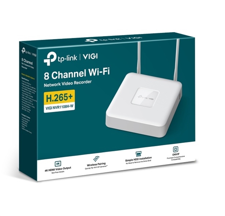 52047486 Grabador de Video en Red Wi-Fi de 8 Canales VIGI-Vista caja