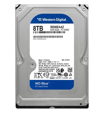 52047486 WD Blue 8TB 3-5 Inch Internal Hard Drive-General View