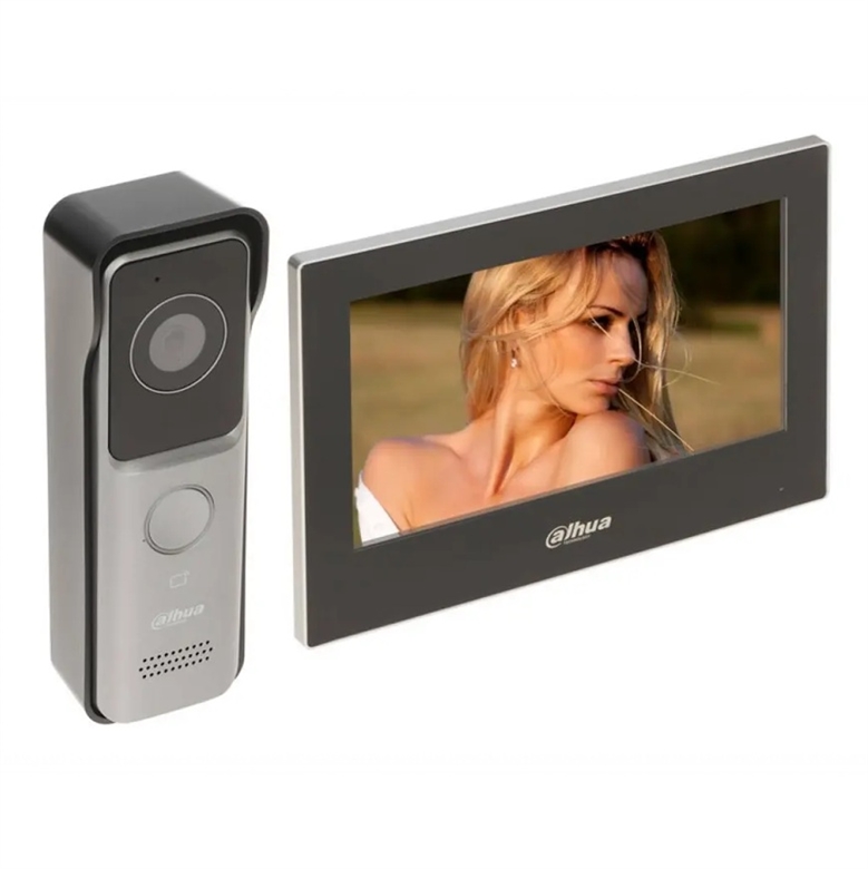 52047486 Wi-Fi IP Video Intercom Kit with 7-Inch Touchscreen Monitor-Angled General View