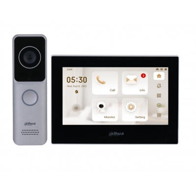 52047486 Wi-Fi IP Video Intercom Kit with 7-Inch Touchscreen Monitor-General View