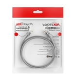 Hikvision  - Cable Patch Cord Cat 6 U/UTP, 1m, Gris, PVC
