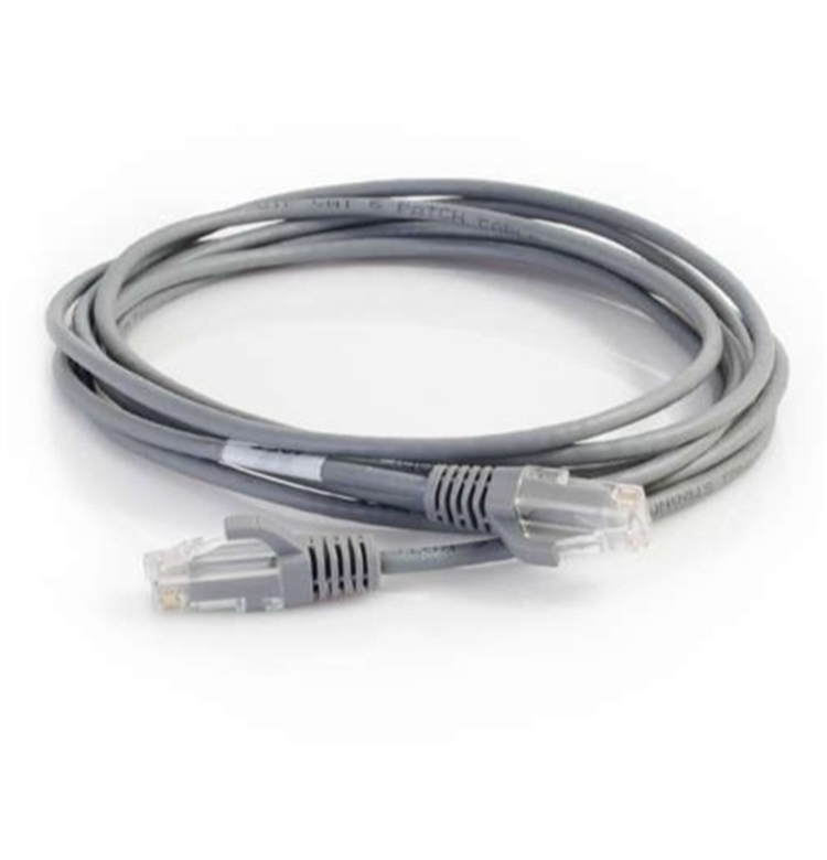 576RD00010 Cat6 Reduced Diameter Patch Cable Gray-General View