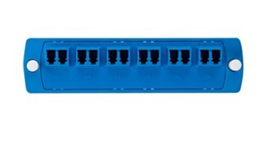 5F100-2LL Placa Adaptadora de Fibra Óptica SDX LC Dúplex-Vista Lateral