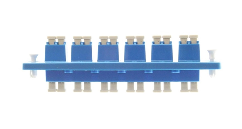 5F100-2LL Placa Adaptadora de Fibra Óptica SDX LC Dúplex-Vista de Lado
