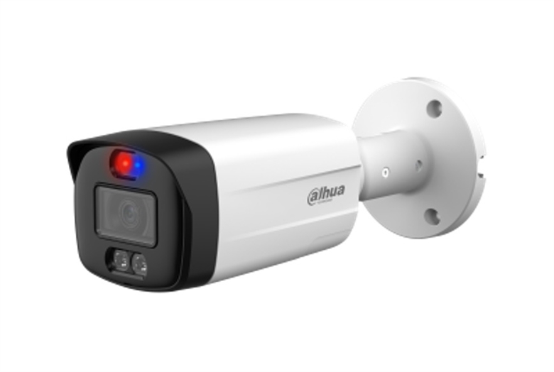5MP TiOC Active Deterrence Bullet Analog Camera-Front View