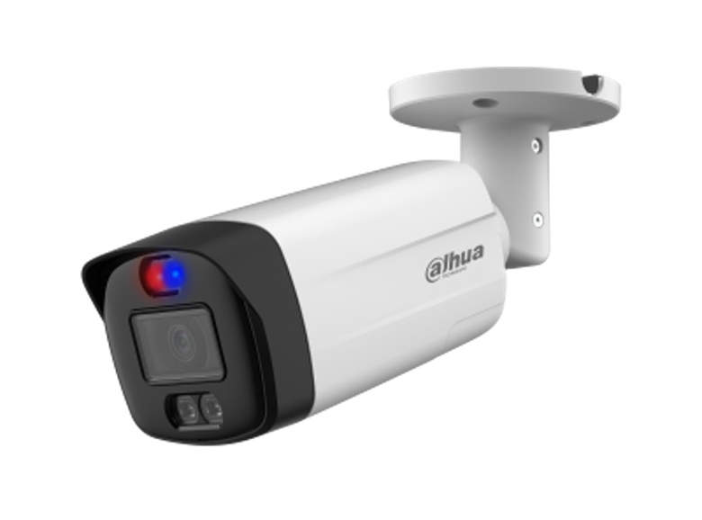 5MP TiOC Active Deterrence Bullet Analog Camera-Lateral View