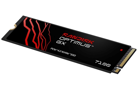 60439 SanDisk Optimus GX 7100 NVMe M2 500GB SSD-Lateral View 2
