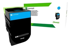 Lexmark 70C8XC0 - Cyan Extra High Yield Return Program Laser Toner Cartridge, 4,000 Pages