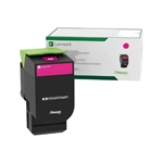 Lexmark 70C8XM0 - Magenta Extra High Yield Return Program Laser Toner Cartridge, 4,000 Pages