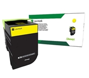Lexmark 70C8XM0 - Yellow Extra High Yield Return Program Laser Toner Cartridge, 4,000 Pages