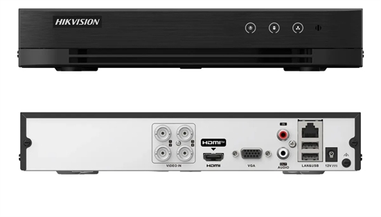 72041234 4-Channel AcuSense Hybrid DVR Recorder-Back View