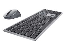 Dell Premier Multi-Device KM7321W - Keyboard and Mouse Combo, Wireless, Spanish, Titanium Grey