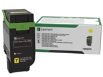 Lexmark 75M4HY0 - Yellow High Yield Return Program Laser Toner Cartridge, 8,800 Pages