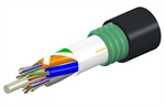 CommScope  - Cable de Fibra Óptica Monomodo OS2, Planta Externa Blindado, Armadura de Acero, 6 Hilos, Construcción Libre de Gel, Diámetro 11.5 mm, Negro, 1 km