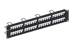 CommScope 760237041 - Panel de Parcheo Modular UTP, SL, 48 Puertos, 2U, Rack 19", Negro, Descargado