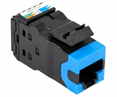 CommScope 760241188 - Jack Modular RJ45 Cat 6A U/UTP, Sin Blindaje, Azul, Sin Tapa Antipolvo