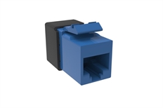 CommScope 760241188 - Cat 6A U/UTP RJ45 Modular Jack, Unshielded, Blue, Without Dust Cover