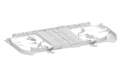 760241378 Light Gray-Fiber Optic Splice Tray Kit 48-Fiber Capacity-Right Lateral View