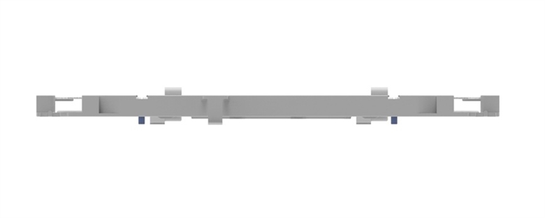 760241378 Light Gray-Fiber Optic Splice Tray Kit 48-Fiber Capacity-Side View