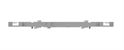 760241378 Light Gray-Fiber Optic Splice Tray Kit 48-Fiber Capacity-Side View