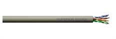Superior Essex  - Category 6 UTP Network Cable, Riser Rated (CMR), 23 AWG Solid Copper, 304m POP Box, Center-Filler-Free Design, Gray